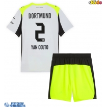 Borussia Dortmund Yan Couto #2 Replica Away Minikit 2025-26 Short Sleeve (+ pants)